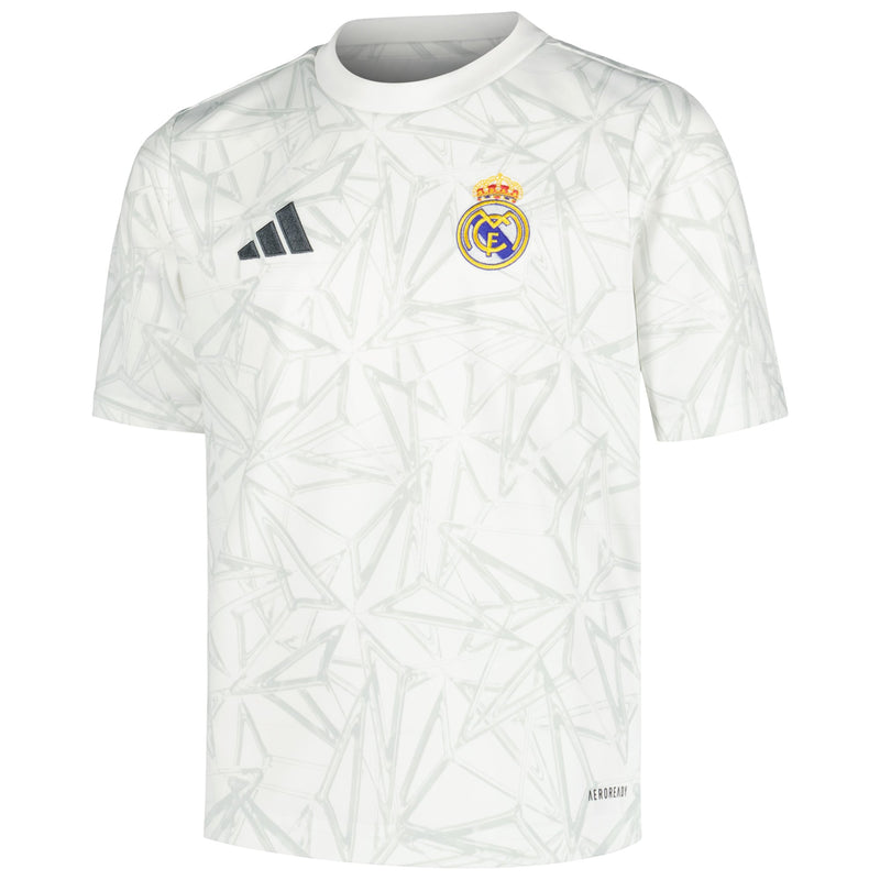 Real Madrid adidas 2024/25 Pre-Match Top - White