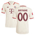 Bayern Munich adidas 2024/25 Third Custom Jersey - Cream
