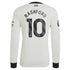 Marcus Rashford Manchester United adidas 2024/25 Third Long Sleeve Jersey - Cream - Jersey Teams World