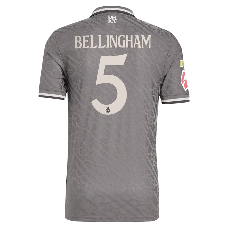 Jude Bellingham Real Madrid adidas Originals 2024/25 Third Player Jersey - Charcoal