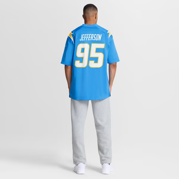 Jordan Jefferson Los Angeles Chargers Nike Team Game Jersey - Powder Blue