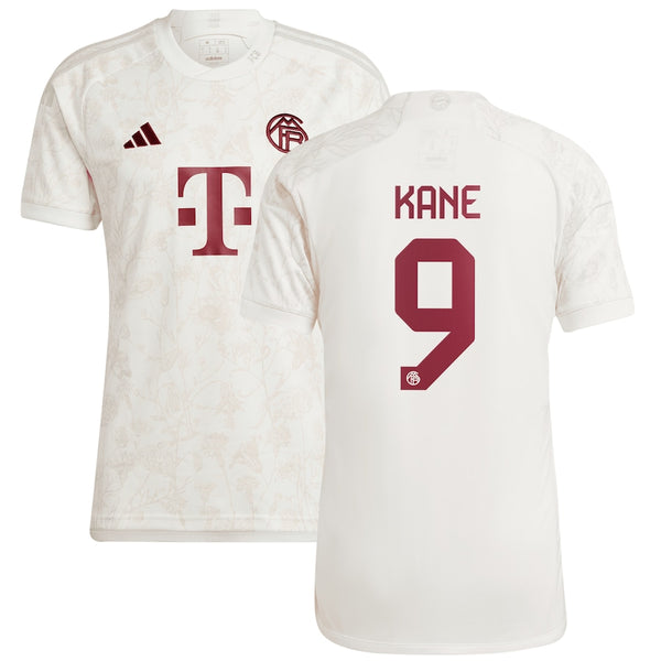 Harry Kane Bayern Munich adidas 2023/24 Third  Player Jersey - White