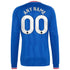 Manchester United adidas 2026/27 Away Replica Custom Long Sleeve Jersey - Royal
