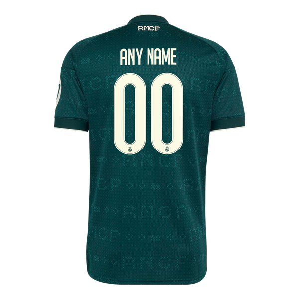 Real Madrid adidas 2026/27 Away Replica Custom Jersey - Green