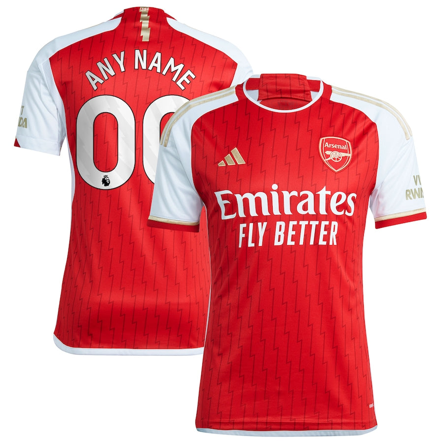 Arsenal adidas 2023/24 Home Custom Jersey - Red - Jersey Teams World