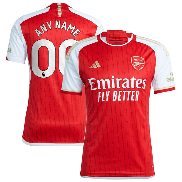 Arsenal adidas 2023/24 Home Custom Jersey - Red