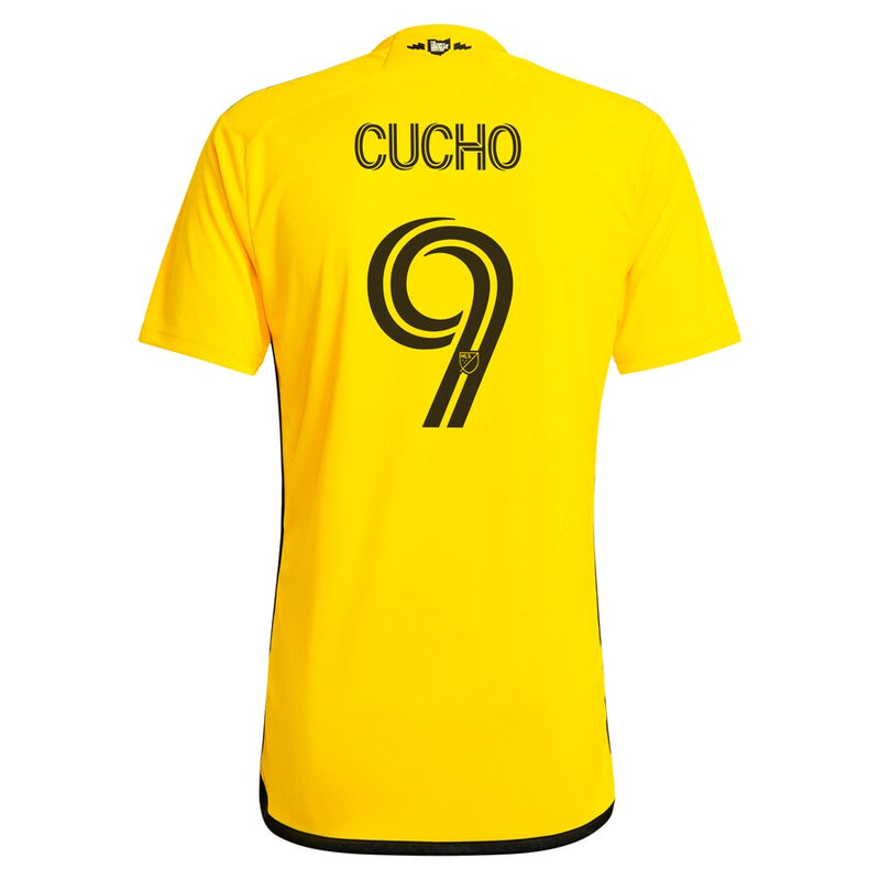 Cucho Hernández Columbus Crew adidas 2024 The Home Kit  Player Jersey - Yellow