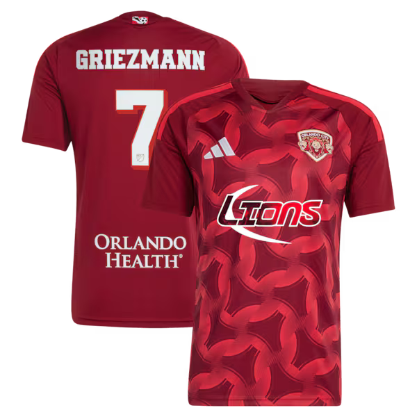 Antoine Griezmann Orlando City SC adidas 2026 Archive Replica Jersey - Red