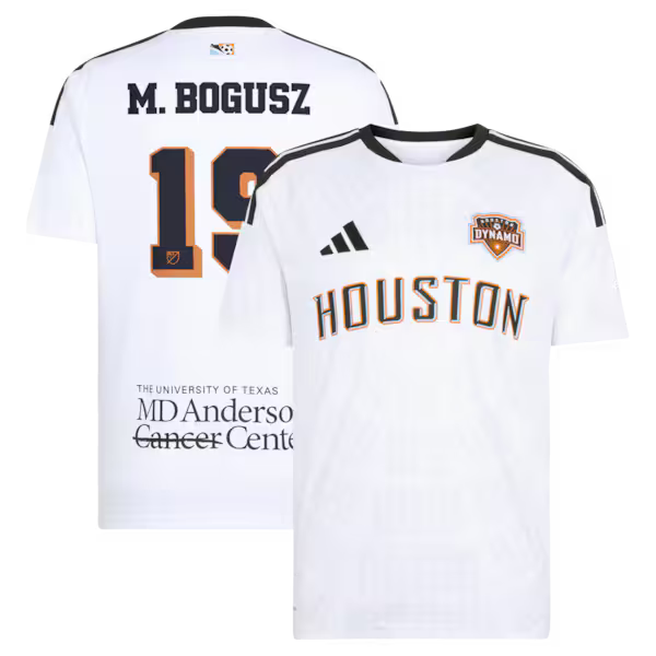 Mateusz Bogusz Houston Dynamo FC adidas 2026 Archive Replica Jersey - White