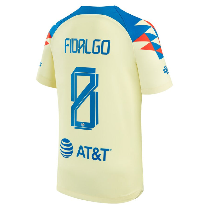 Álvaro Fidalgo Club America Nike  Home 2023/24  Jersey - Yellow