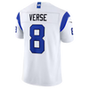 Jared Verse Los Angeles Rams Nike Alternate Fearsome White Vapor F.U.S.E. Stitched Limited Jersey - White