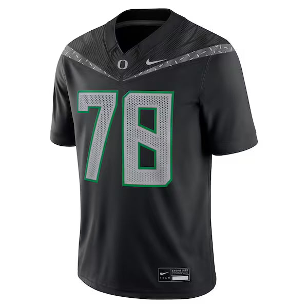 Gernorris Wilson Oregon Ducks Nike Home Game Jersey - Black
