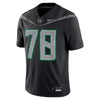 Gernorris Wilson Oregon Ducks Nike Home Game Jersey - Black