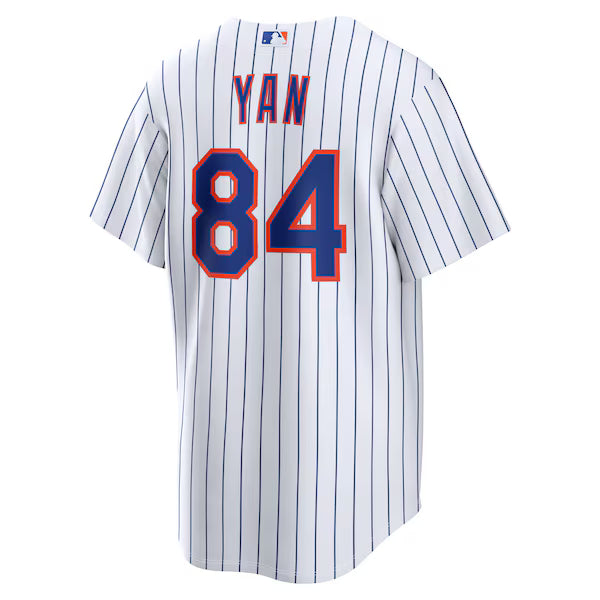 Jefry Yan New York Mets Nike Home Replica Jersey - White