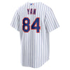 Jefry Yan New York Mets Nike Home Replica Jersey - White