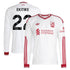 Hugo Ekitike Liverpool adidas 2026/27 Away Replica Long Sleeve Jersey - White