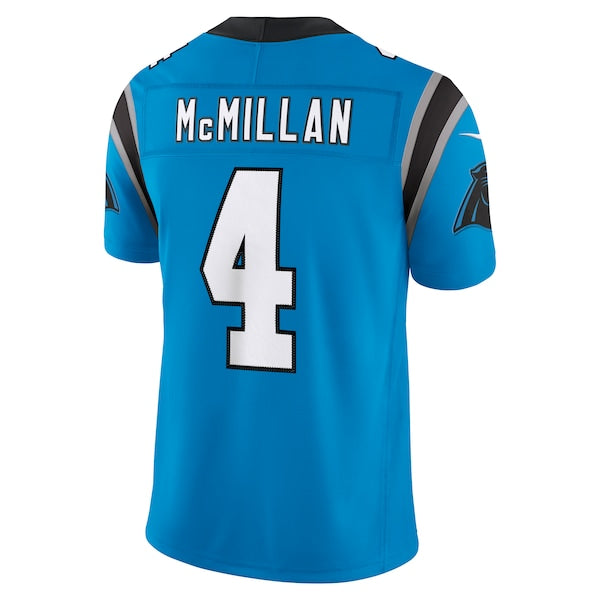 Tetairoa McMillan Carolina Panthers Nike Alternate Vapor F.U.S.E. Stitched Limited Jersey - Blue