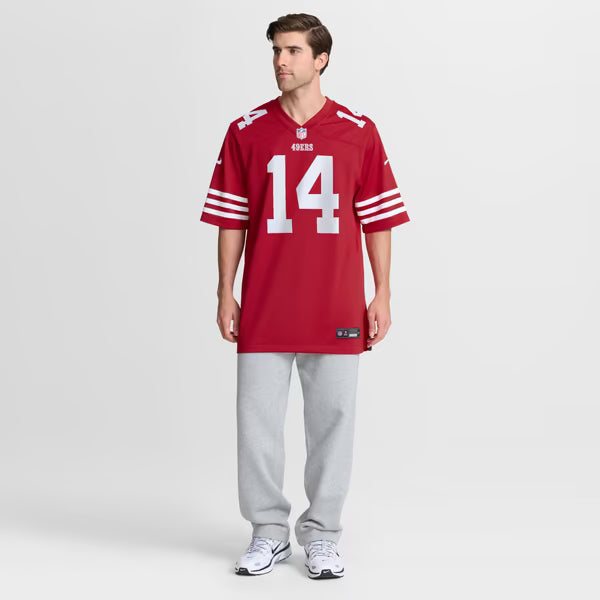 Kurtis Rourke San Francisco 49ers Nike Team Game Jersey - Scarlet