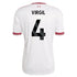 Virgil van Dijk Liverpool adidas 2026/27 Away Replica Jersey - White