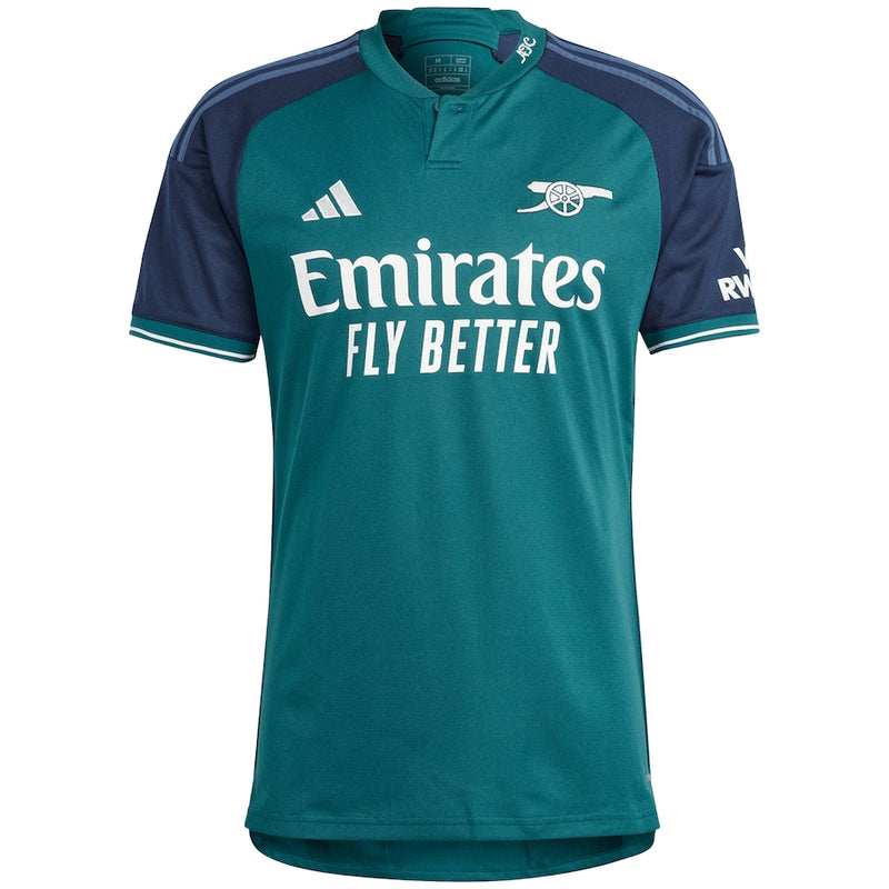 Gabriel Martinelli Arsenal adidas 2023/24 Third Player Jersey - Green