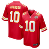 Emmett Johnson Kansas City Chiefs Nike Team Game Jersey - Red