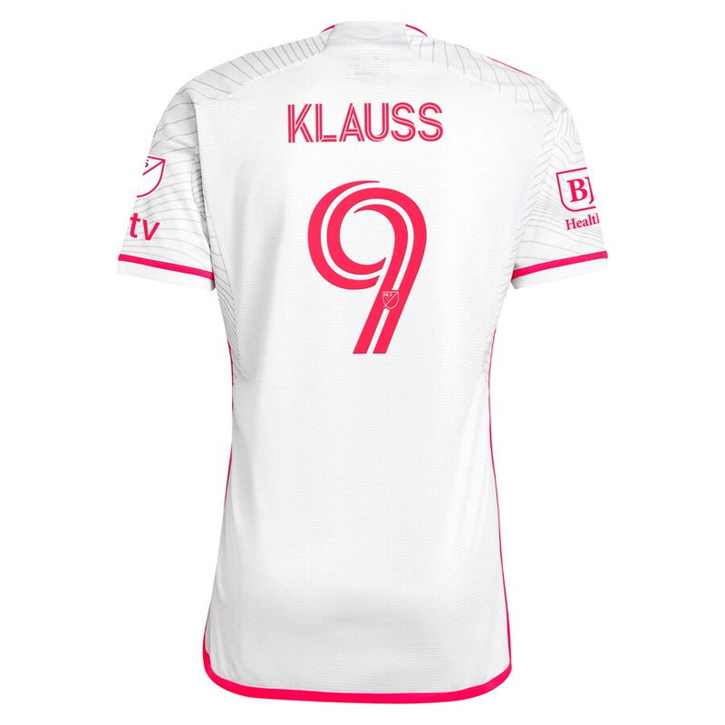 João Klauss St. Louis City SC adidas 2024 The Confluence Kit Authentic Player Jersey - White