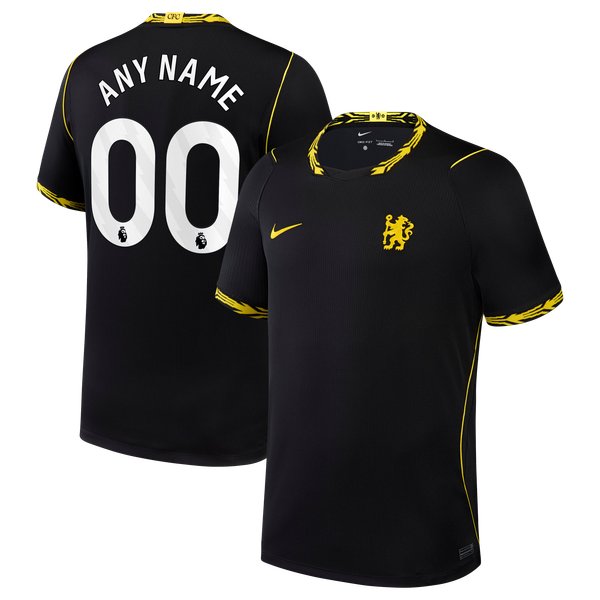 Chelsea Nike 2026/27 Away Stadium Replica Custom Jersey - Black