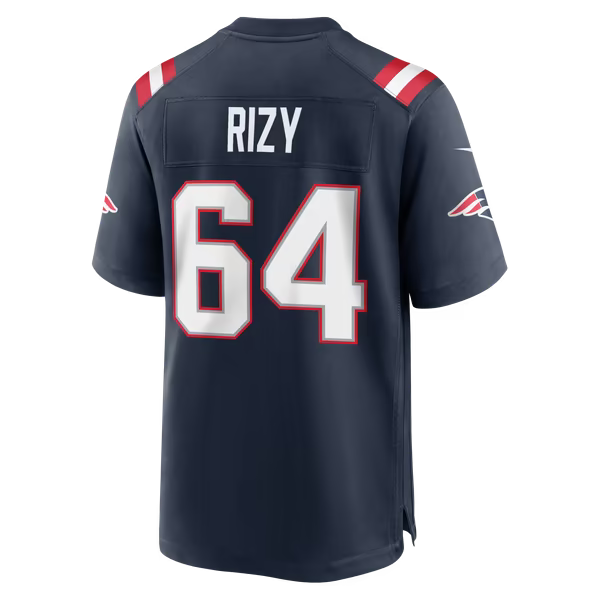 Jacob Rizy New England Patriots Nike Team Game Jersey - Navy