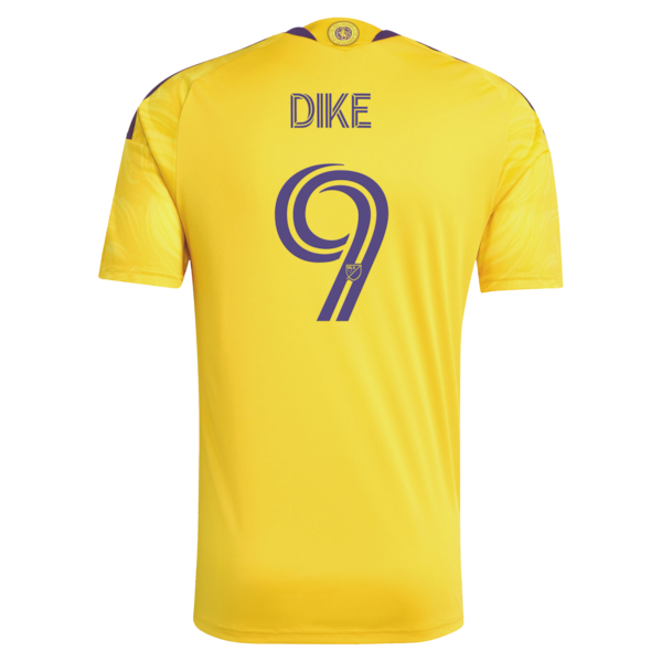 Daryl Dike Orlando City SC adidas 2026 Sunken Treasure Kit Secondary Replica Jersey - Yellow