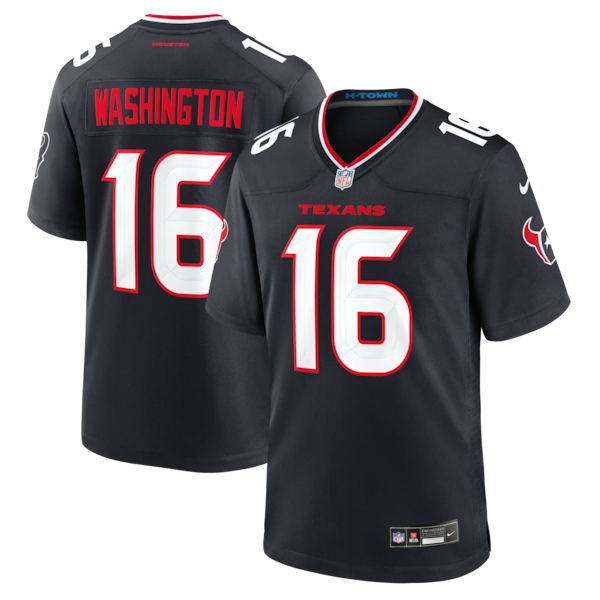 Montrell Washington Houston Texans Nike Team Game Jersey - Navy