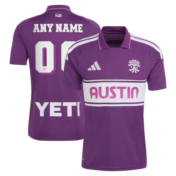 Austin FC adidas 2026 Archive Replica Custom Jersey - Purple