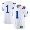 #1 Florida Gators Jordan Brand Alternate Game Football Jersey - White