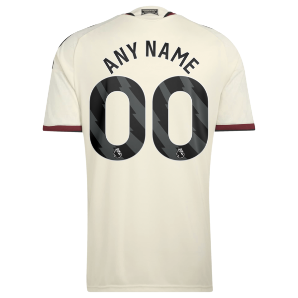 Manchester United adidas 2026/27 Third Replica Custom Jersey - Cream