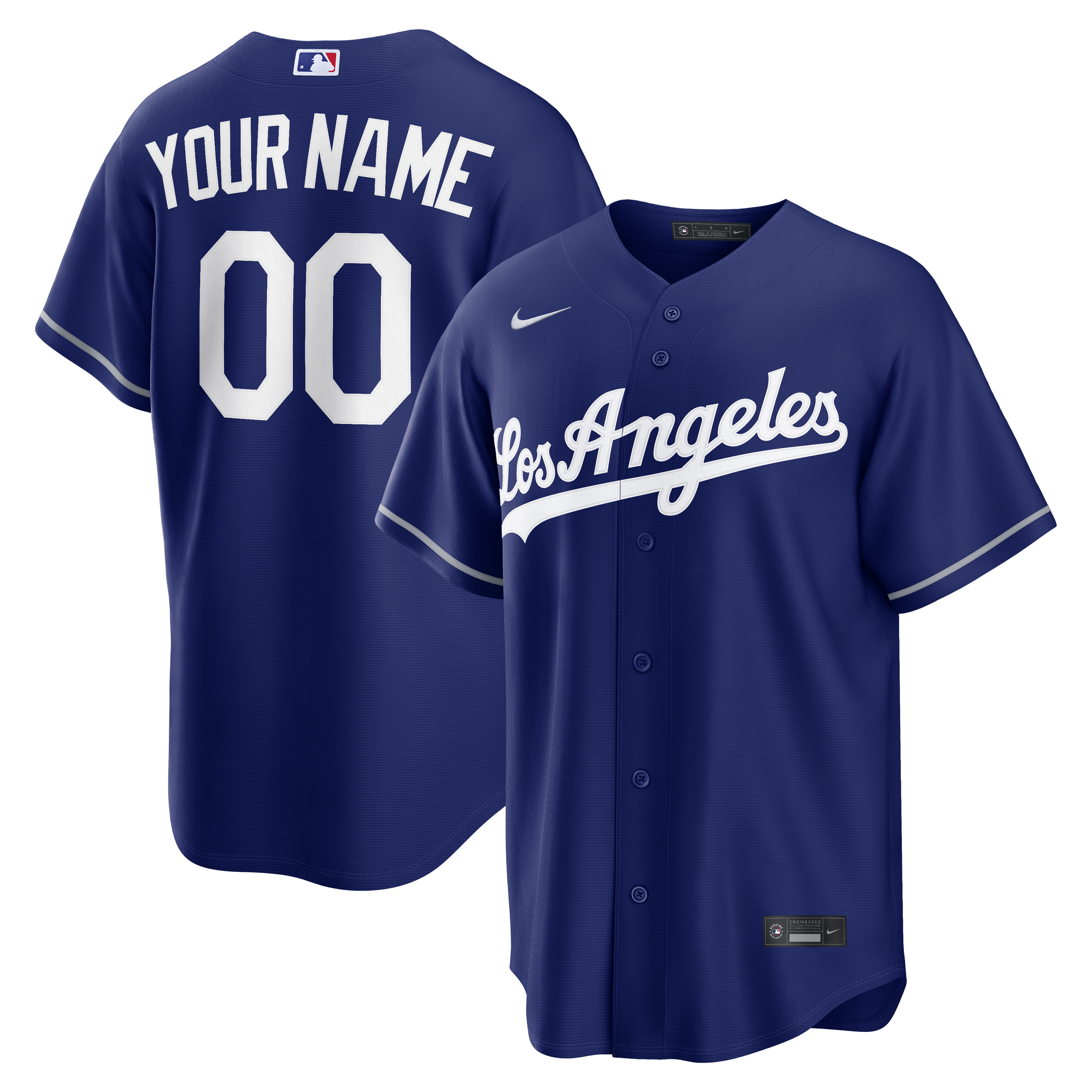 Nike Los Angeles Dodgers Home Replica Custom Jersey White