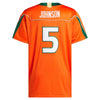 Andre Johnson Miami Hurricanes adidas Home It's Back Premier Jersey - Orange