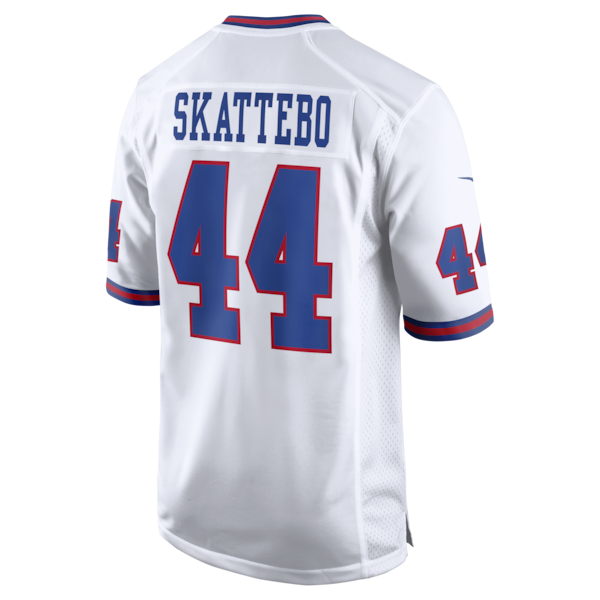 Cam Skattebo New York Giants Nike Alternate Vintage White Game Jersey - White
