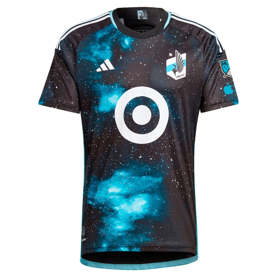 Minnesota United FC adidas 2024 Starry Night Authentic Jersey - Black - Jersey Teams World