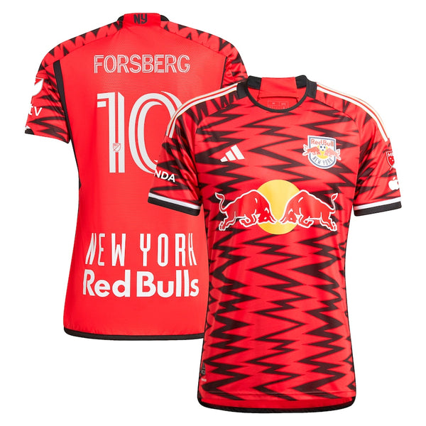 Emil Forsberg New York Red Bulls adidas 2024 Legacy Authentic Player Jersey – Red