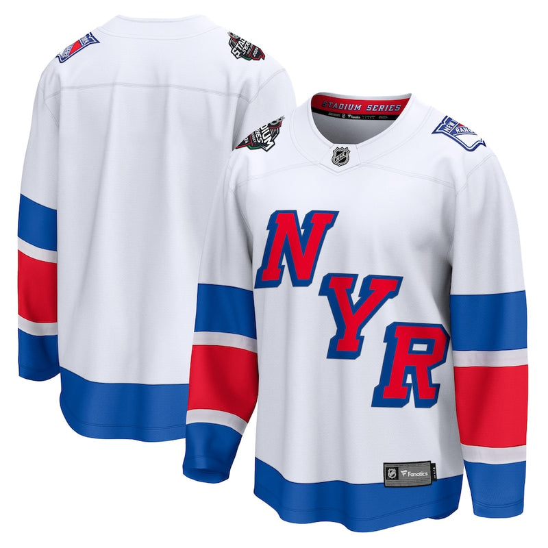 New York Rangers Fanatics Branded 2024 NHL Stadium Series Breakaway Jersey – White