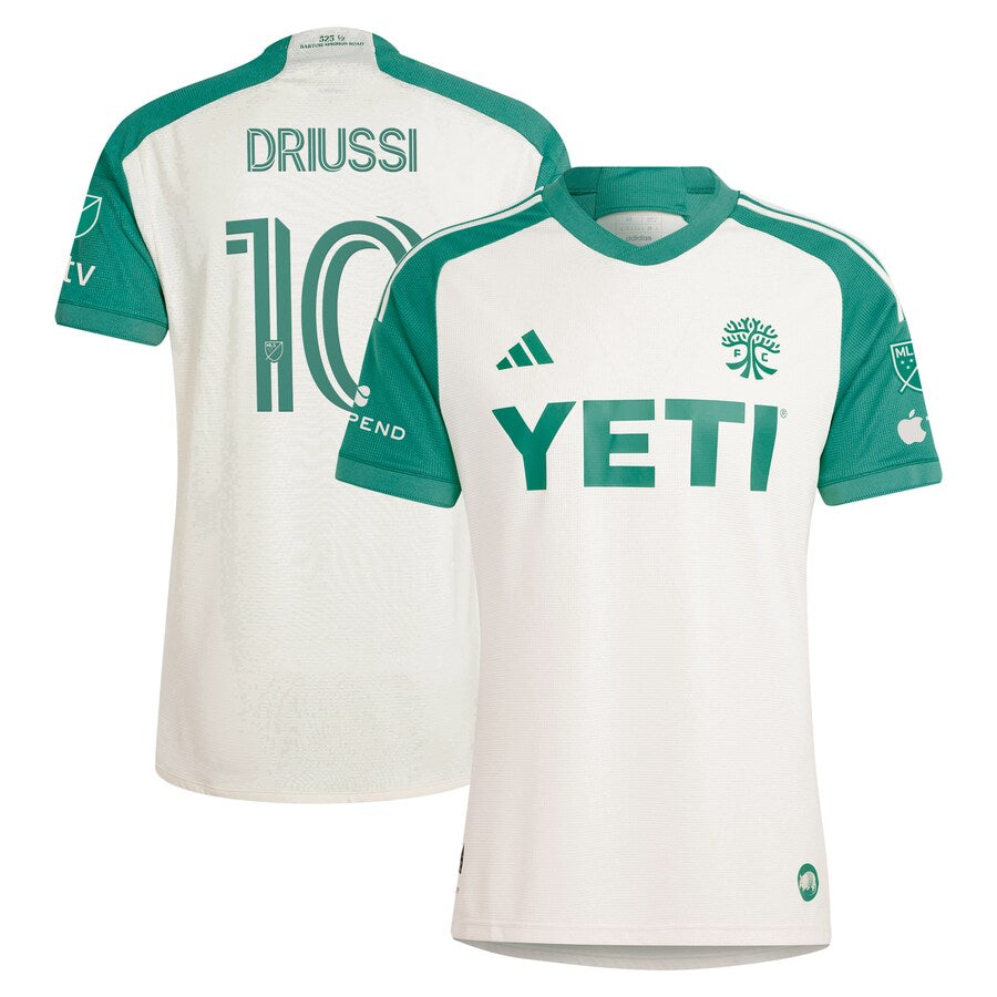 Sebastián Driussi Austin FC adidas 2024 The Armadillo Kit Authentic Player Jersey – Tan - Jersey Teams World