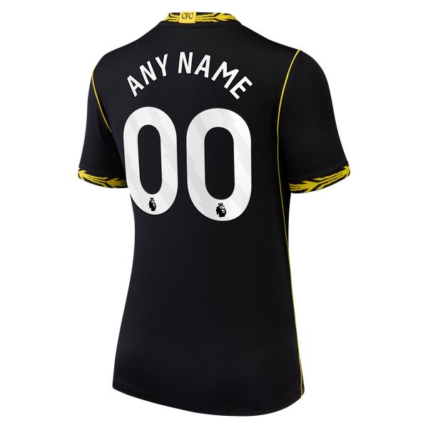 Chelsea Nike Women's 2026/27 Away Stadium Replica Custom Jersey - Black