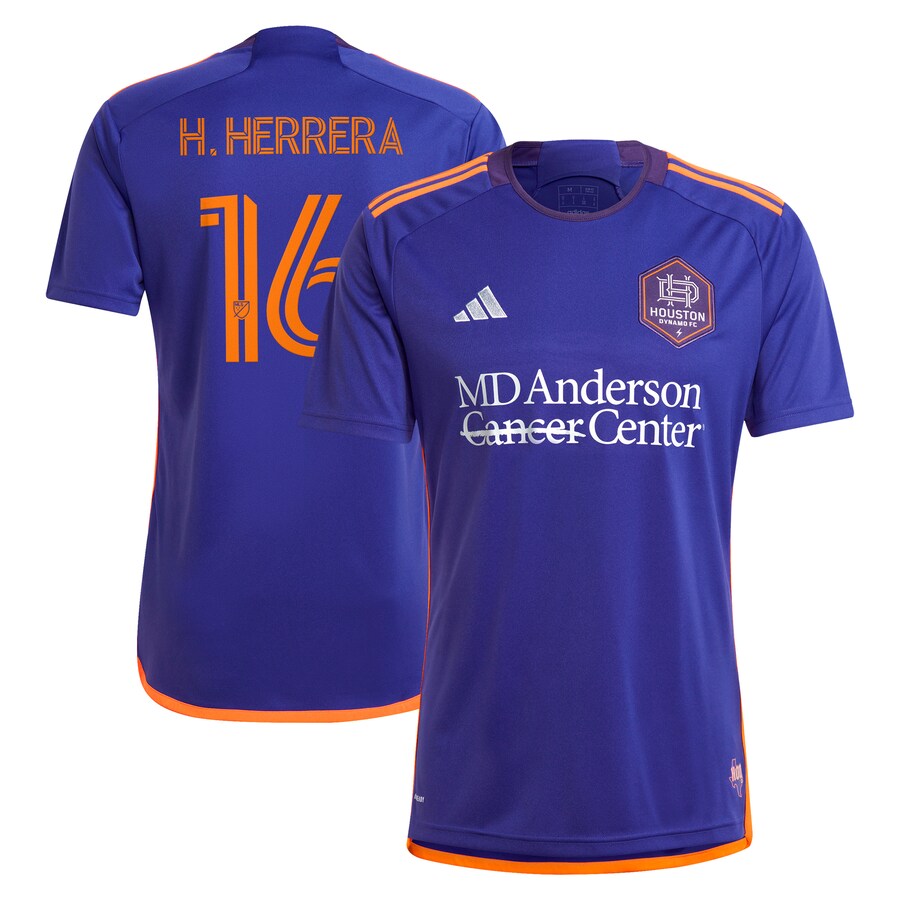 Héctor Herrera Houston Dynamo FC adidas 2024 Still Holdin'  Player Jersey – Purple