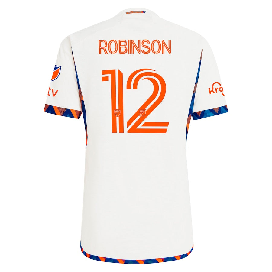 Miles Robinson FC Cincinnati adidas 2024 The Canvas Kit Authentic Player Jersey - White - Jersey Teams World