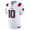 Drake Maye New England Patriots Nike Vapor F.U.S.E. Stitched Limited Jersey - White