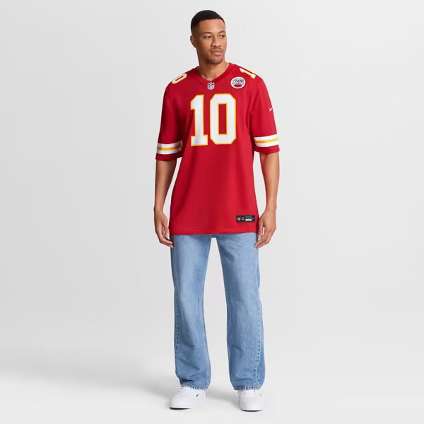 Emmett Johnson Kansas City Chiefs Nike Team Game Jersey - Red