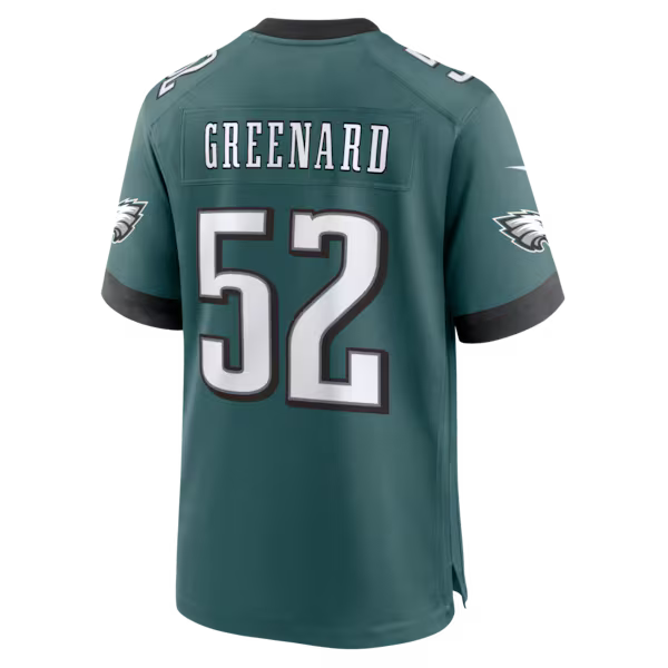 Jonathan Greenard Philadelphia Eagles Nike Team Game Jersey - Midnight Green