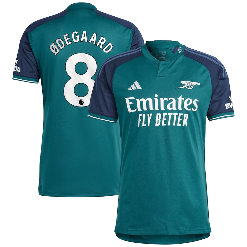 Martin Odegaard Arsenal adidas 2023/24 Third  Player Jersey - Green