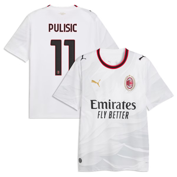Christian Pulisic AC Milan Puma 2026/27 Away Replica Jersey - White