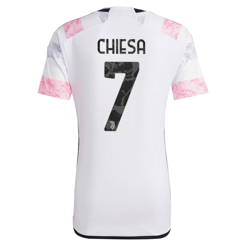 Federico Chiesa Juventus adidas 2023/24 Away  Jersey - White