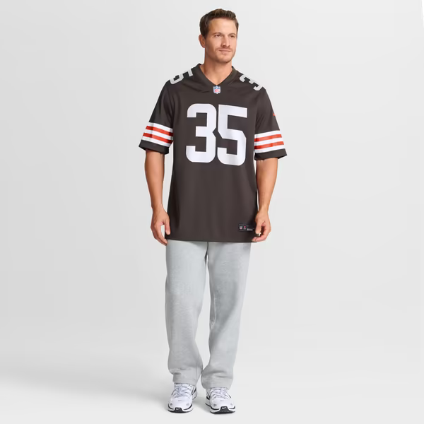 Toriano Pride Jr. Cleveland Browns Nike Team Game Jersey - Brown